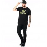 Supra Above T-shirt - мъжка тениска - черно - кафяво