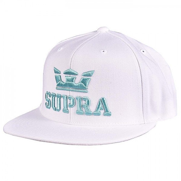 Supra - шапка с козирка - бяло - синьо