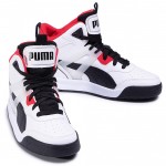 Puma Backcourt Mid - обувки - бяло - червено