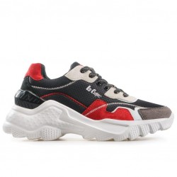 Дамски маратонки Lee Cooper LC-211-24 Black/red