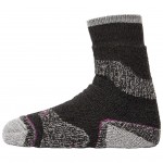Дамски туристически чорапи Brasher Trekker Plus, Wool, Black/Grey