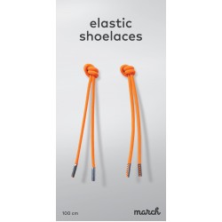 Ластични връзки за обувки March, Tie FREE, 100/Orange