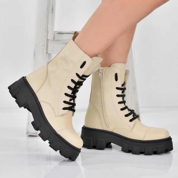 Дамски кубинки Alena beige Дамски кубинки Alena beige